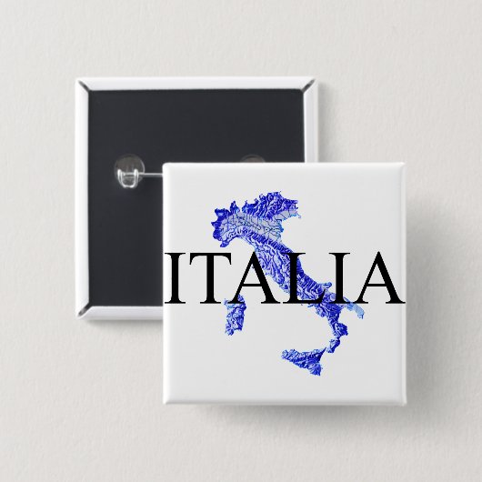 イタリア 缶バッジ (正面&裏面)