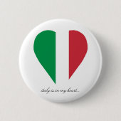 イタリア 缶バッジ (正面)