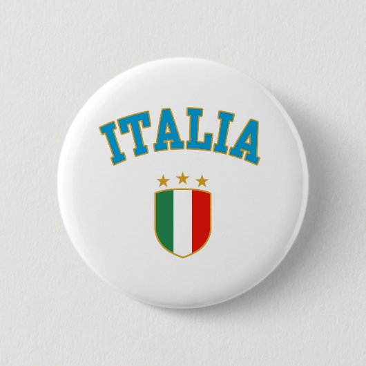 イタリア 缶バッジ (正面)
