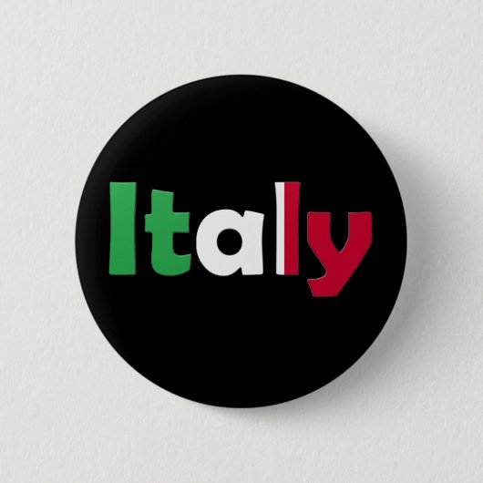 イタリア 缶バッジ (正面)