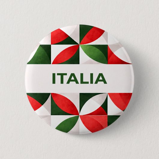 イタリア 缶バッジ (正面)