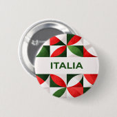 イタリア 缶バッジ (正面&裏面)