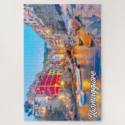 イタリア,美しいリオマッジョーレ ジグソーパズル (縦)