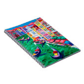 イタリア，美しいヴェネツィアの油絵キャンバス ノートブック (右側)