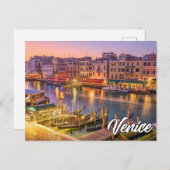 イタリア,美しいヴェネツィア ポストカード (正面/裏面)