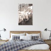 イタリア，趣のあるレストランバルコニー キャンバスプリント (インサイチュ (寝室))