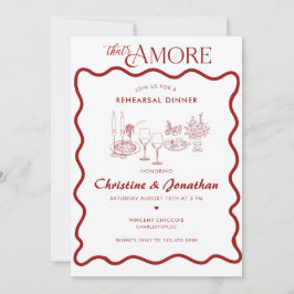 イタリア |食イタリアンべ物 |リハーサルディナー 招待状