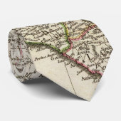 イタリア(1764年)のヴィンテージの地図 ネクタイ (ロール)