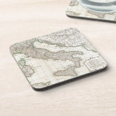 イタリア(1770年)のヴィンテージの地図 コースター (左側)