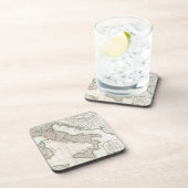 イタリア(1770年)のヴィンテージの地図 コースター (右側)