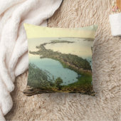 イタリア(19世紀)の枕のヴィンテージ3Dの地図 クッション (ブランケット)