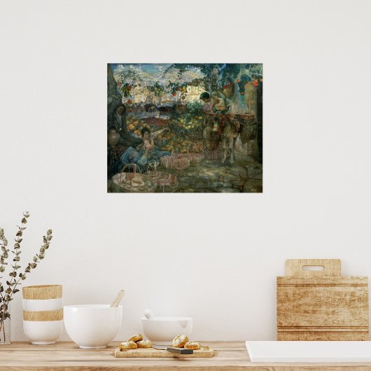 イタリア、1911年 ポスター (キッチン)