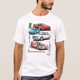 イタリア 1977 クラシック スポーツ カー ヴィンテージ ポスター アート Tシャツ