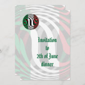 イタリア#1 招待状 (正面/裏面)