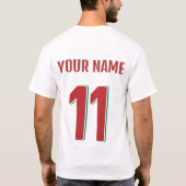 イタリア 2026 オリジナル サッカー ファン Tシャツ (裏面)