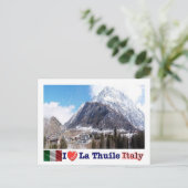 イタリア – Aosta Valley - La Thuile - I Love ポストカード (スタンド正面)