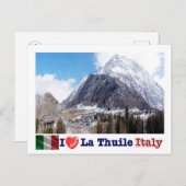 イタリア – Aosta Valley - La Thuile - I Love ポストカード (正面/裏面)
