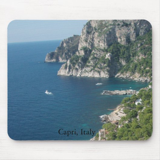イタリア、Capri、ヨーロッパ マウスパッド (正面)