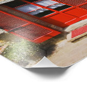 イタリア、Lucinano、レッドシャッターと収穫 フォトプリント (角)