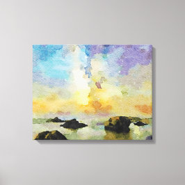 *~イタリアAP12ビーチシュピーガデルカネールイタリア キャンバスプリント