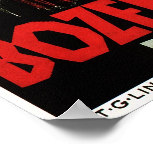 イタリアBOZEN GRIES DOLOMITENヴィンテージカーレース ポスター (角)