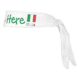 イタリアeバンディエライタリアナグリーンパーソナライゼーション タイヘッドバンド