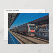 イタリアE-402クラス旅客列車。 ポストカード (正面/裏面)