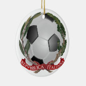 イタリアFutbolのサッカーのオーナメント セラミックオーナメント (右)