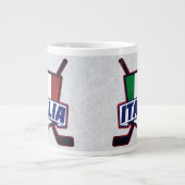 イタリアHockey su Ghiaccio Mug ジャンボコーヒーマグカップ (正面)
