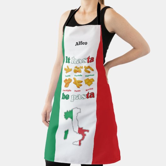 イタリアITハスタビーパスタファミリー エプロン (インサイチュ)