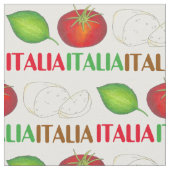 イタリアMozzarellaチーズトマトバジルフード ファブリック (クローズアップ)