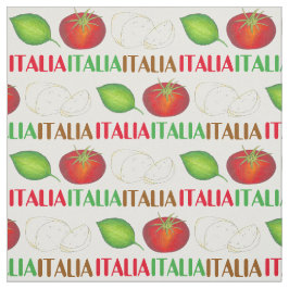 イタリアMozzarellaチーズトマトバジルフード ファブリック