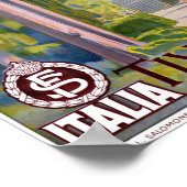 イタリアTivoli Vintage Travelポスター復元 ポスター (角)