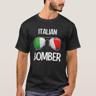 イタリイタリアンアおもしろいスラングItalia Punボムイタリアンベ Tシャツ