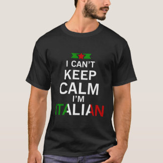 イタリイタリアンアで保は落ち着けまおもしろいせイタリアンん Tシャツ