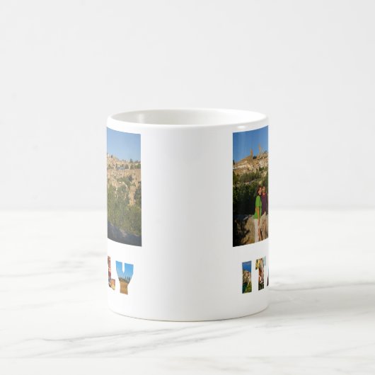 イタリイタリアンアの休暇の写真を作成 コーヒーマグカップ (中央)
