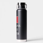 イタリイタリアンアの水カスタム瓶の国旗 ウォーターボトル (背面)