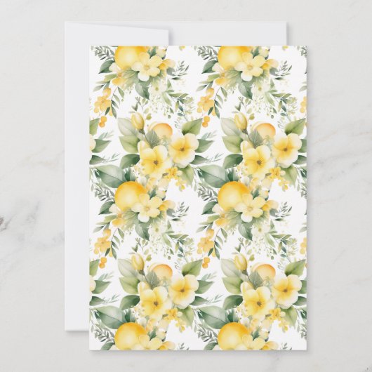 イタリイタリアンアポジタノアマルフィベビーシャワー 招待状 (裏面)