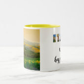 イタリイタリアンアルヴィネヤードトラベルハッピープレイス ツートーンマグカップ (中央)