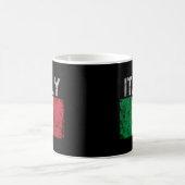 イタリイタリアンア国旗のプライド コーヒーマグカップ (中央)