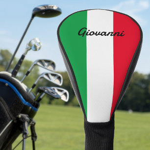 イタリイタリアンア国旗の赤と緑イタリア ゴルフヘッドカバー