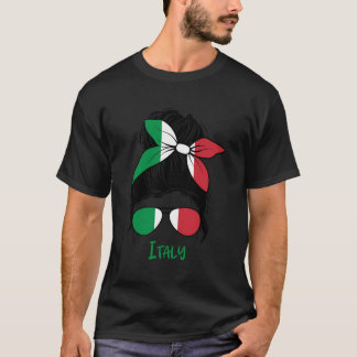 イタリイタリアンア国旗 Tシャツ