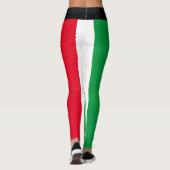 イタリイタリアンア国旗Red White Green Italia Women's レギンス (裏面)