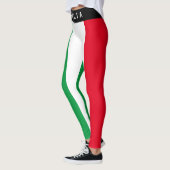イタリイタリアンア国旗Red White Green Italia Women's レギンス (左)