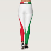 イタリイタリアンア国旗Red White Green Italia Women's レギンス (裏面)