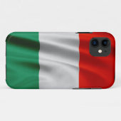 イタリイタリアンア愛国電話事件国旗 Case-Mate iPhoneケース (裏面(横))