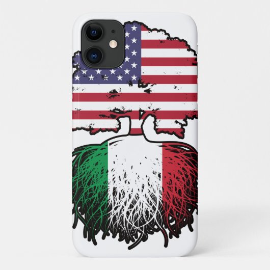 イタリイタリアンア・アメリカ合衆国統一された州アメリカ Case-Mate iPhoneケース (裏面)