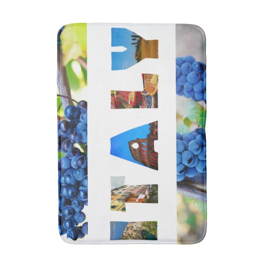 イタリイタリアンア・ヴィネヤードの旅行写真 バスマット (正面縦)