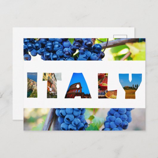 イタリイタリアンア・ヴィネヤードの旅行写真 ポストカード (正面/裏面)