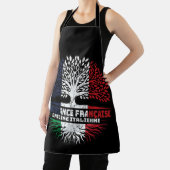 イタリイタリアンスフランスのルーツ国旗 エプロン (インサイチュ)